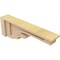 Ekena Millwork 3"W x 18"D x 6"H Thin Highland Rough Cedar Woodgrain TimberThane Corbel, Primed Tan CORUR03X18X06HLDRCPR - alternate 4